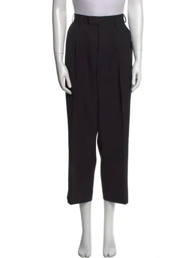 Pre-owned Alexander Wang Wide Leg Pants In Black