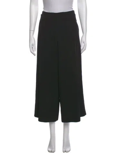 Pre-owned Alexander Wang Wide Leg Pants In Black