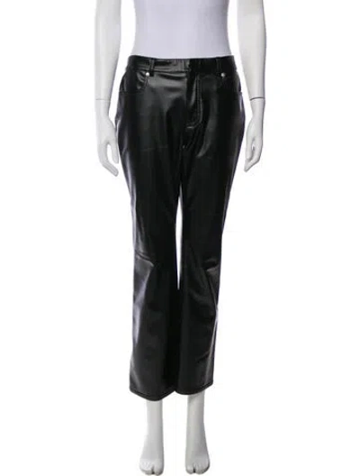 Pre-owned Alexander Wang Wide Leg Pants In Black