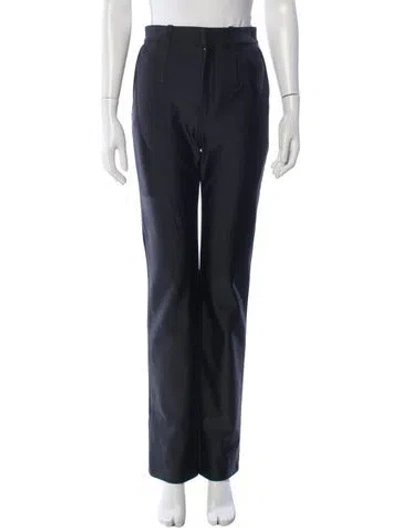 Pre-owned Alexander Wang Wide Leg Pants In Black