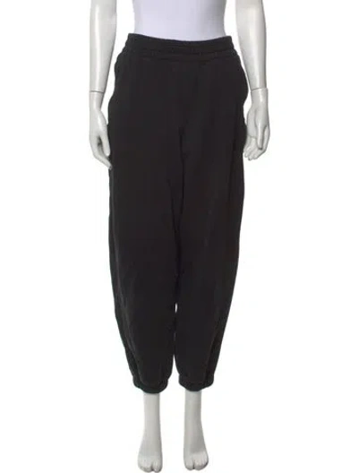 Pre-owned Alexander Wang Wide Leg Pants In Black