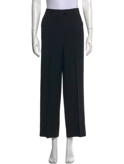 Pre-owned Alexander Wang Wide Leg Pants In Black