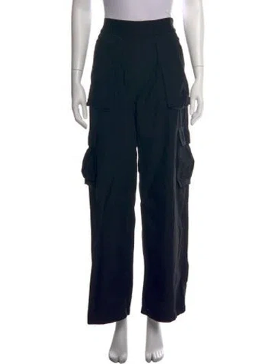 Pre-owned Alexander Wang Wide Leg Pants In Black