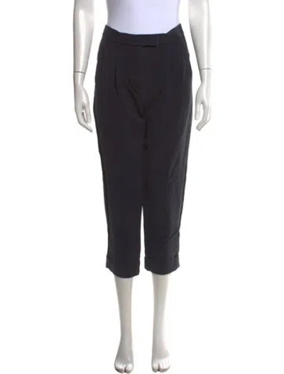 Pre-owned Alexander Wang Wide Leg Pants In Black