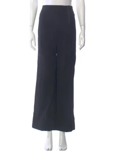 Pre-owned Alexander Wang Wide Leg Pants In Blue