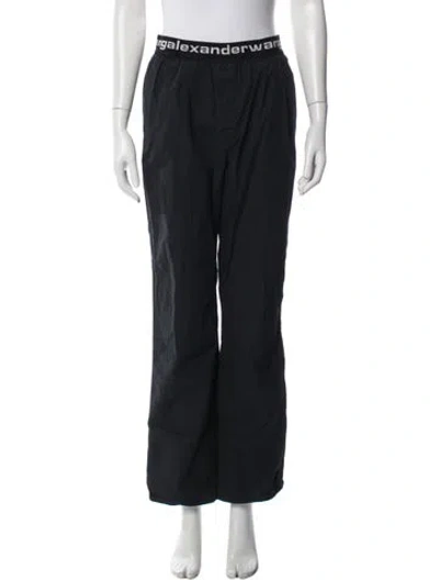 Pre-owned Alexander Wang Wide Leg Pants In Blue