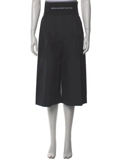 Pre-owned Alexander Wang Wide Leg Pants In Gray