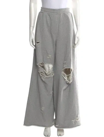 Pre-owned Alexander Wang Wide Leg Pants In Gray