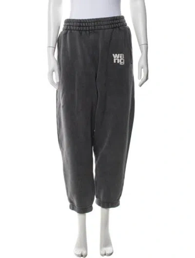 Pre-owned Alexander Wang Wide Leg Pants In Gray