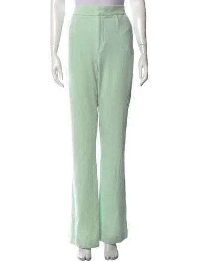 Pre-owned Alexander Wang Wide Leg Pants In Green