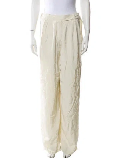 Pre-owned Alexander Wang Wide Leg Pants In Neutral