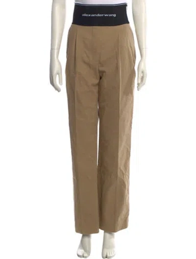 Pre-owned Alexander Wang Wide Leg Pants W/ Tags In Brown