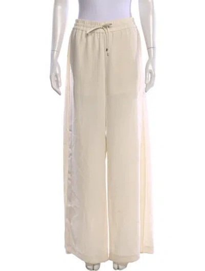 Pre-owned Alexander Wang Wide Leg Pants W/ Tags In White