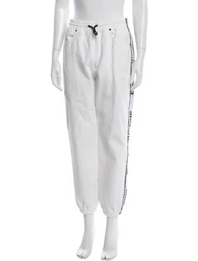 Pre-owned Alexander Wang Wide Leg Pants In White