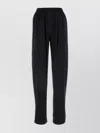 ALEXANDER WANG WIDE LEG SATIN PANT WITH PLEATED DETAILING