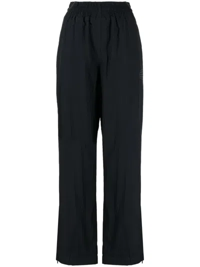 Alexander Wang Wide-leg Track-pants In Black
