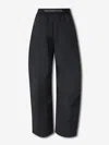 Alexander Wang Wide Leg Trousers In Black