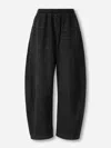 Alexander Wang Wide Sporty Jeans In Black