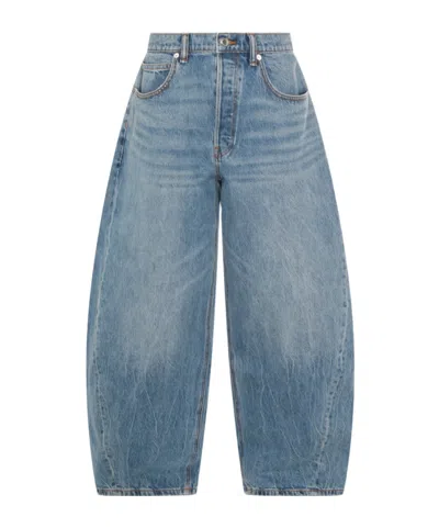 Alexander Wang Wide-leg Jeans In Blue