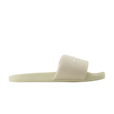 Pre-owned Alexander Wang Wmns Aw Pool Slide 'vanilla' | White | Women's Size 35