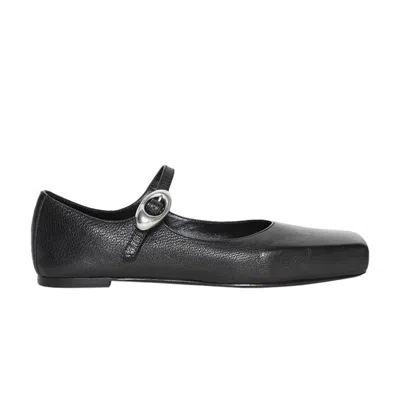 Pre-owned Alexander Wang Wmns Billie Mary Jane Flat 'black' | Women's Size 41