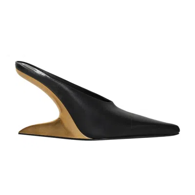 Pre-owned Alexander Wang Wmns Boomerang Wedge Mule 'black' | Women's Size 36