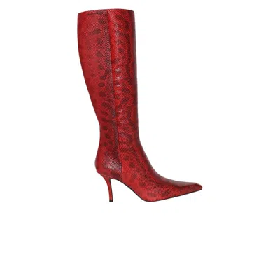Pre-owned Alexander Wang Wmns Vivica 85 Boot 'red' | Women's Size 36