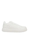 Alexander Wang Woman Ballet Flats White Size 10 Leather In White