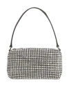 Alexander Wang Embellished Fabric Medium Heiress Handbag In Black