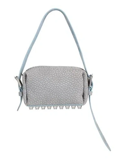 Alexander Wang Woman Handbag Light Blue Size - Leather