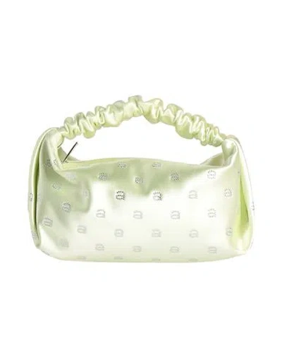 Alexander Wang Woman Handbag Light Green Size - Textile Fibers In Green