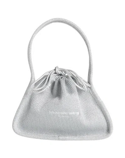 Alexander Wang Woman Handbag Light Grey Size - Textile Fibers In Grey