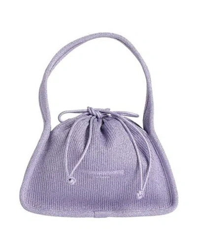 Alexander Wang Woman Handbag Light Purple Size - Textile Fibers In Purple