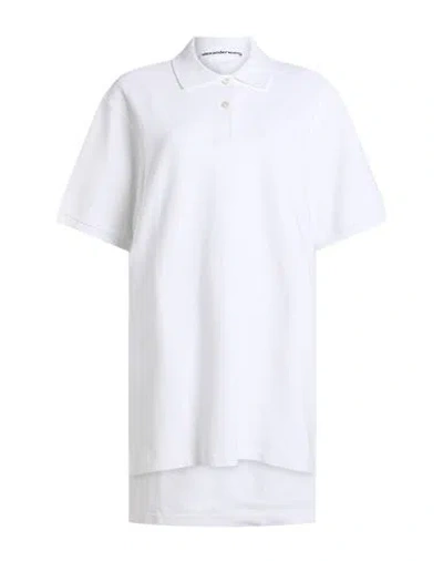 Alexander Wang Woman Mini Dress White Size S Cotton, Elastane
