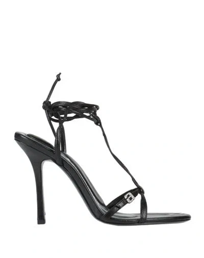 Alexander Wang Woman Sandals Black Size 8 Leather