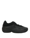 Alexander Wang Woman Sneakers Black Size 8 Leather, Textile Fibers In Black