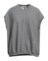Alexander Wang Gray V-neck Vest In Grey