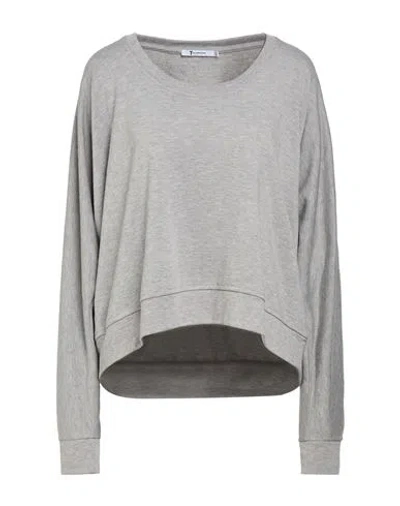 Alexander Wang Woman Sweatshirt Grey Size M Polyester, Rayon In Gray