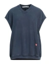 Alexander Wang Woman Sweatshirt Midnight Blue Size S Cotton, Elastane