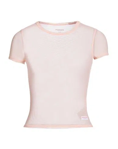 Alexander Wang Woman T-shirt Pink Size Xs Nylon, Elastane