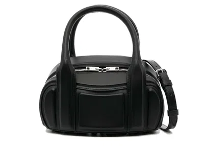 Pre-owned Alexander Wang Women's  Shoulder Strap Roc Small Top Handle In Black