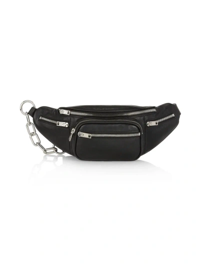 Alexander Wang Women's Attica Chain-detailed Leather Belt Bag In Black