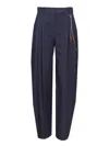 Alexander Wang Women Balloon Leg Trousers In Blue