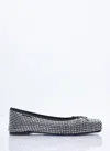 Alexander Wang Billie Rhinestone Embellished Ballet Flats