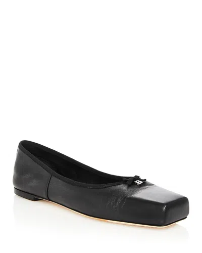 Alexander Wang Women's Billie Slip On Square Toe Flats In Black