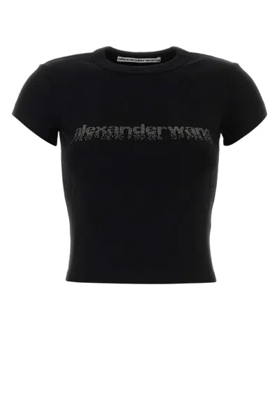 Alexander Wang Black Cotton T-shirt