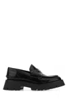 Alexander Wang 45mm Carter Lug Patent Leather Loafers In Black