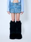 Alexander Wang Mini Skirt With Belt Loops And Cargo Pockets