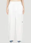 Alexander Wang High-waisted Cotton Cargo Pants In White