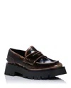 Alexander Wang Carter Lug Loafer In Brown